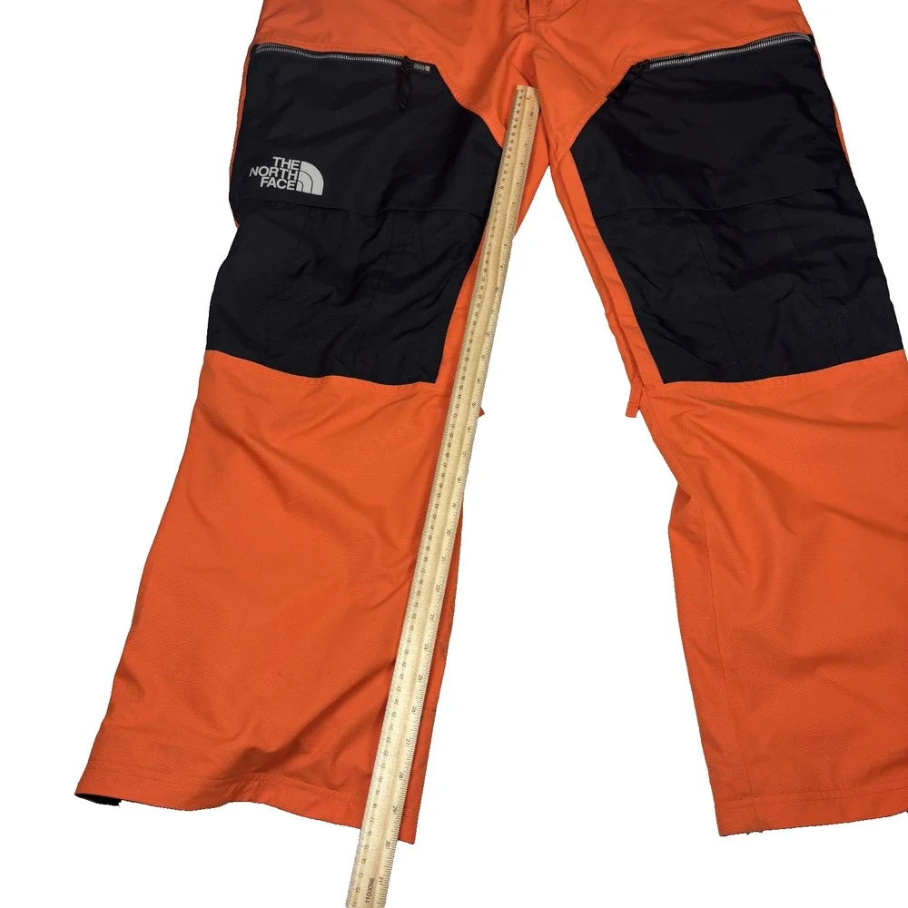THE NORTH FACE MEN'S DAWN TURN HYBRID SKI/SNOW PANTS ORANGE/BLACK SIZE XL